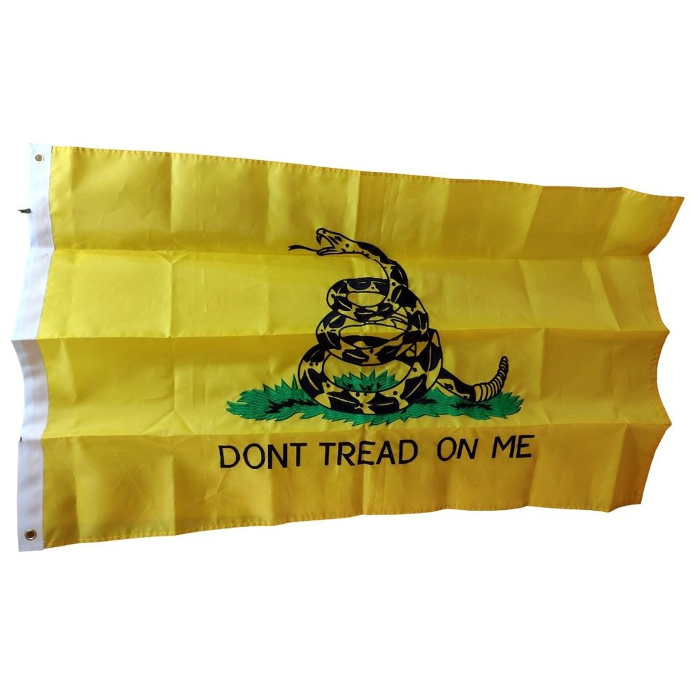 DONT TREAD ON ME Embroidered 3' x 5' Gadsden Flag